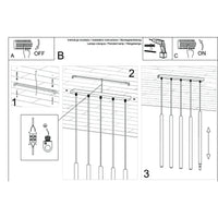 Hanglamp Slim Tube 5 – Grijs & Beton
