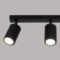 Plafondlamp Japandi 3 – Zwart & Aluminium