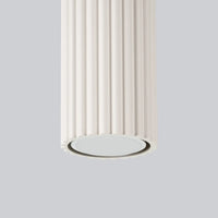 Deckenleuchte Japandi 40 – Beige & Aluminium