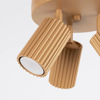 Plafondlamp Japandi 3P – Goud Aluminium