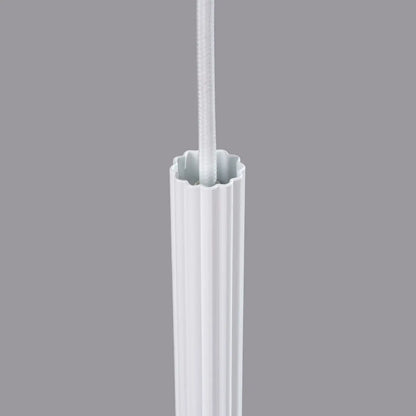 Hanglamp Candle 1 – Wit & Staal
