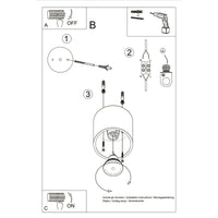 Plafondlamp Rondo 1 – Grijs & Aluminium