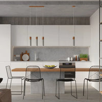 Hanglamp Tube Beton Wood 2 – Grijs Beton & Hout