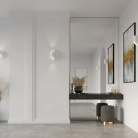 Wandlamp Pipe 20 – Wit & Aluminium