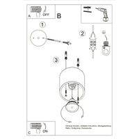 Plafondlamp Anthra Rondo – Antraciet & Aluminium