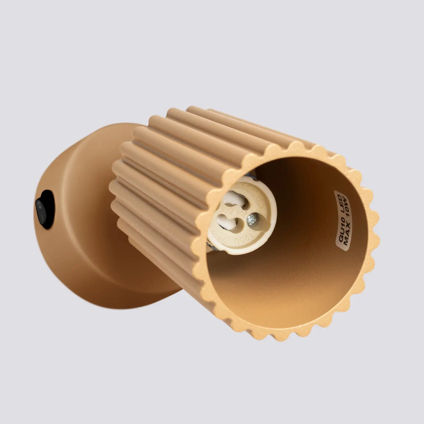 Wandleuchte Japandi Switch – Gold & Aluminium