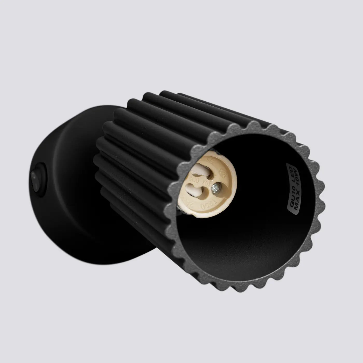 Wandlampe Japandi Switch – Schwarz & Metall