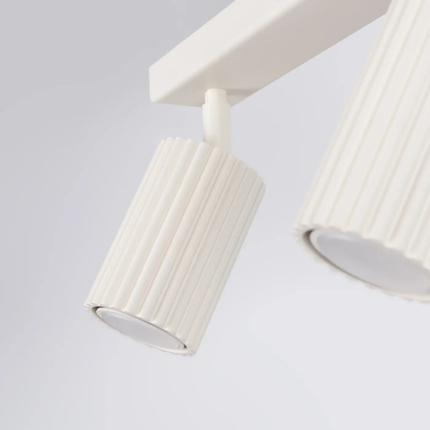 Deckenleuchte Japandi 3 – Beige & Aluminium