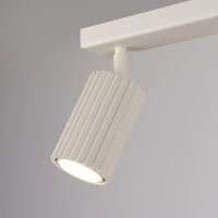 Deckenleuchte Japandi 2 – Beige & Aluminium