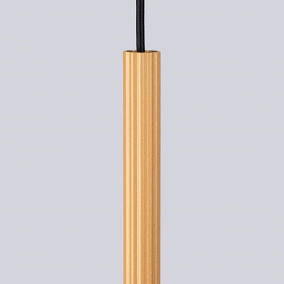 Pendelleuchte Candle 1 – Gold & Stahl