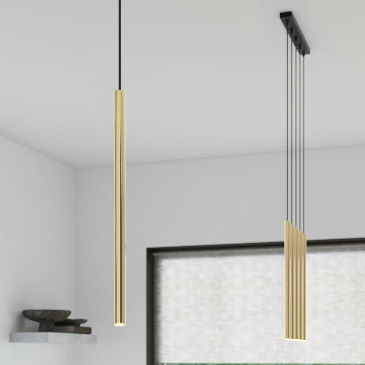 Hanglamp Matita 1 – Goud & Staal
