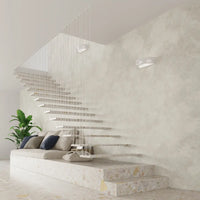 Wandlamp UFO 2 – Wit Keramiek & Glas