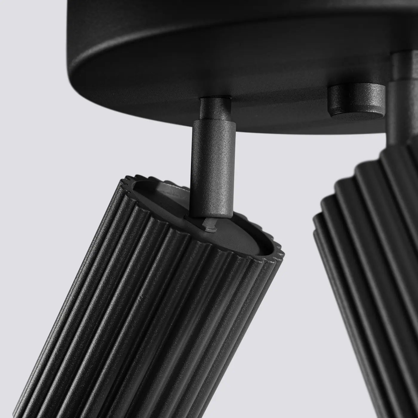 Plafondlamp Japandi 3P – Zwart & Aluminium