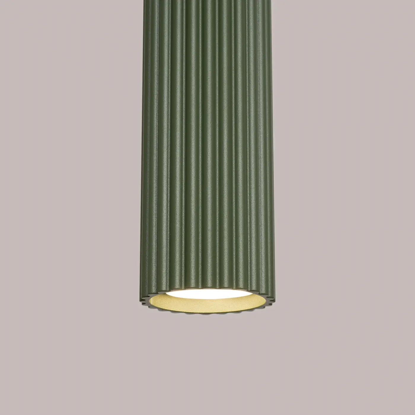 Hanglamp Japandi 1 – Groen & Aluminium
