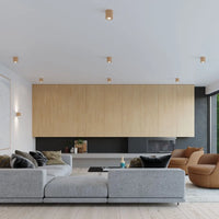 Wandleuchte Rondo – Naturholz & Holz