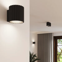 Spots Japandi Double – Zwart & Aluminium