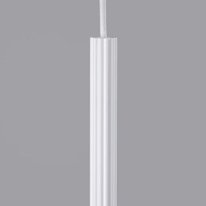 Hanglamp Candle 1 – Wit & Staal