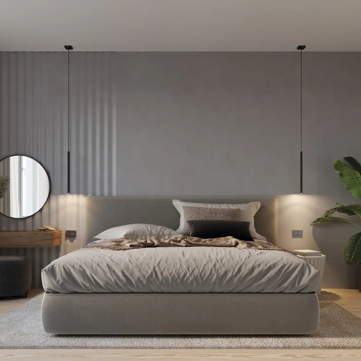 Hanglamp Matita 1 – Zwart Staal