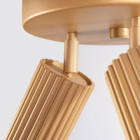 Plafondlamp Japandi 3P – Goud Aluminium