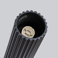 Plafondlamp Japandi 40 – Zwart & Aluminium