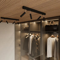 Deckenleuchte Luxtec 2 – Schwarz & Stahl