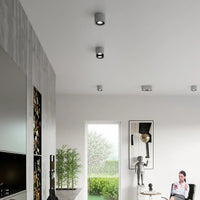 Deckenleuchte Rondo 3 Double – Grau & Beton