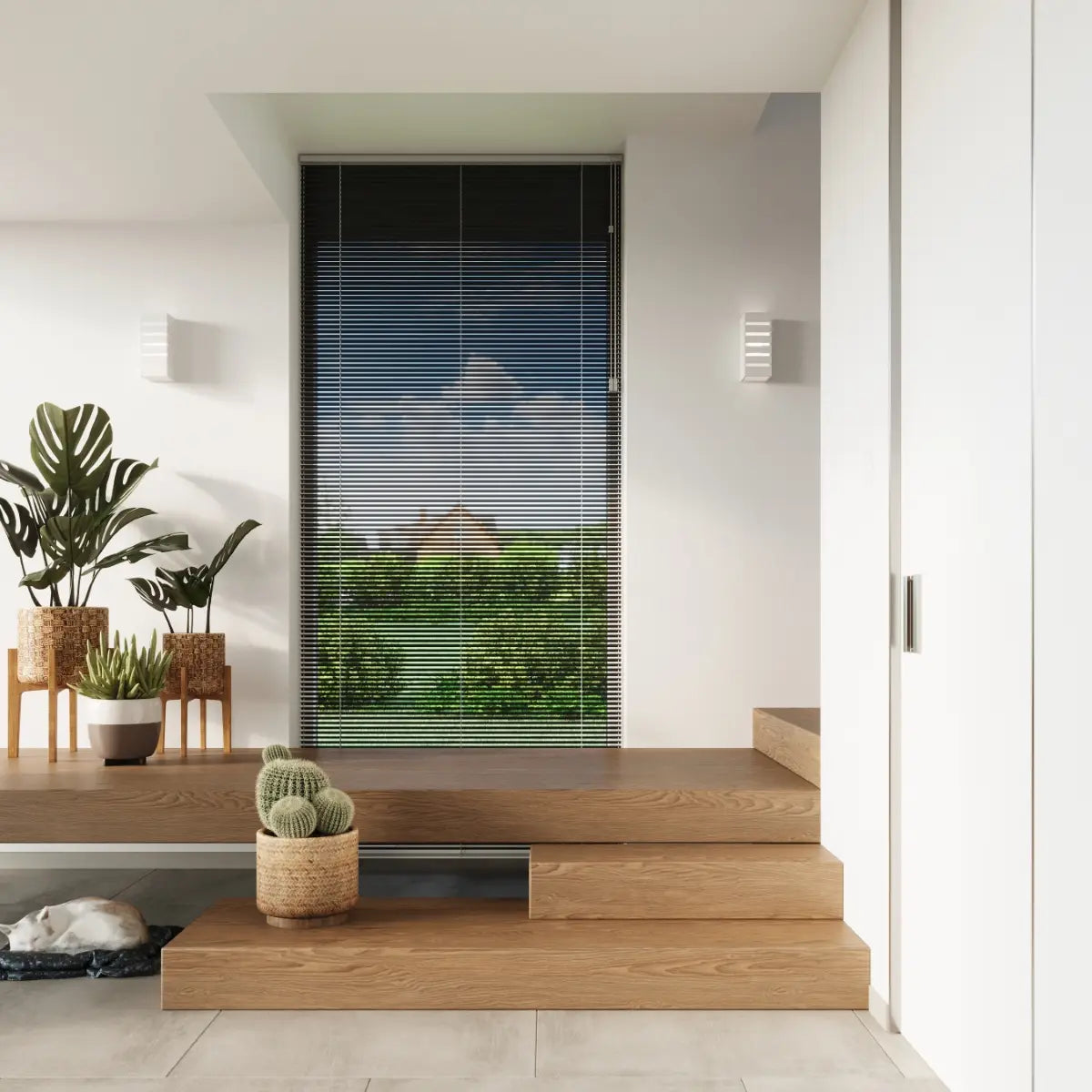 Wandleuchte Line 5 – Weiß & Keramik