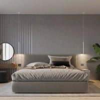 Hanglamp Matita 1 – Wit & Staal