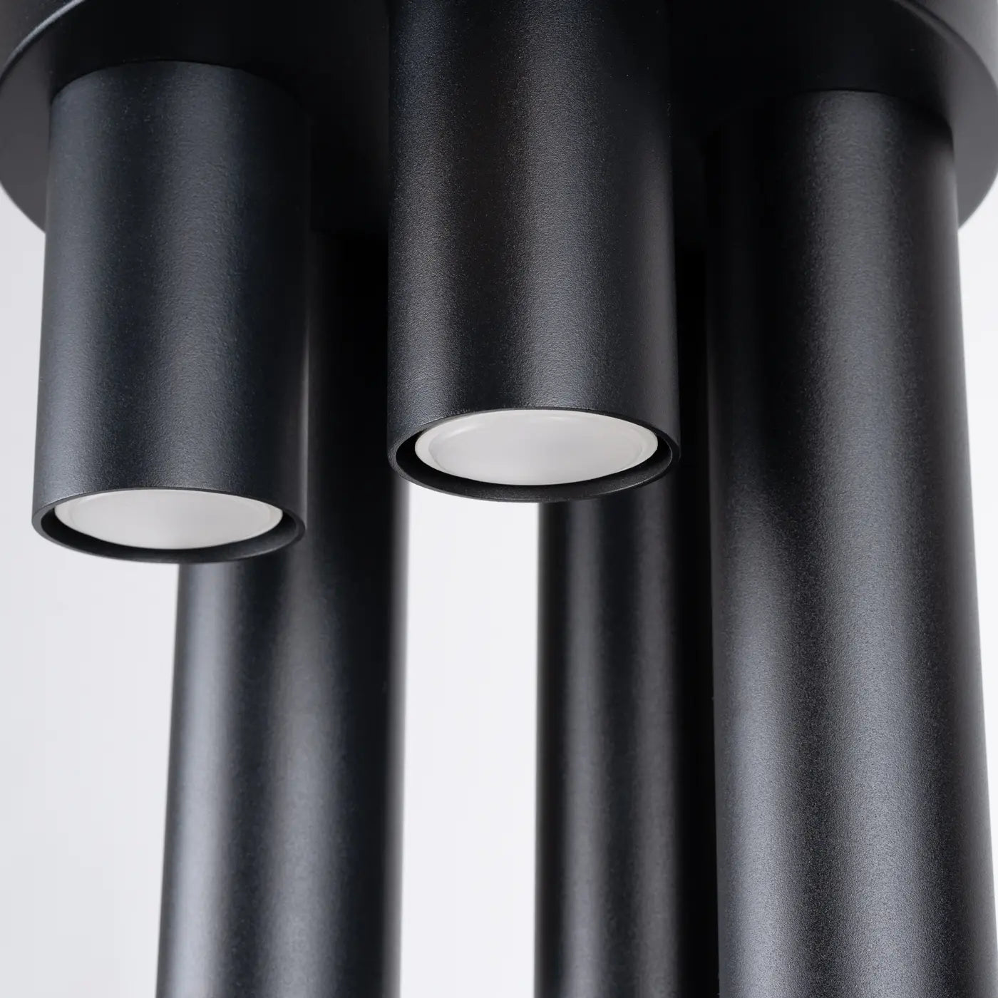 Deckenleuchte Tube 5R – Schwarz & Stahl