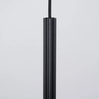 Pendelleuchte Candle 1 – Schwarz & Stahl