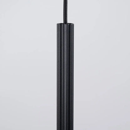 Pendelleuchte Candle 1 – Schwarz & Stahl