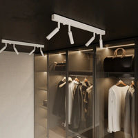 Deckenleuchte Luxtec 4 – Weiß & Stahl