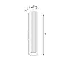 Wandleuchte Japandi 30 – Gold & Aluminium