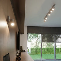 Plafondlamp Rondo 4S – Grijs & Staal
