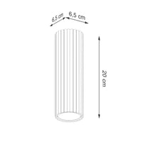 Plafondlamp Japandi 20 – Oker Rood & Aluminium