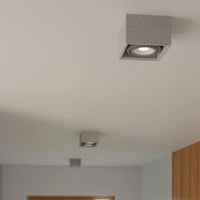 Plafondlamp Square 3 Double – Grijs & Beton