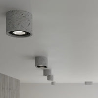 Plafondlamp Rondo 3 – Grijs & Beton