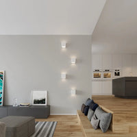 Wandlampe Square 1 – Weiß & Keramik