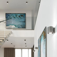 Plafondlamp Anthra Rondo – Antraciet & Aluminium