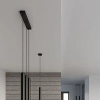 Hanglamp Matita Glass 1 – Zwart & Glas