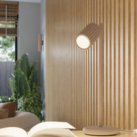 Deckenstrahler Japandi 10 – Taupe & Aluminium