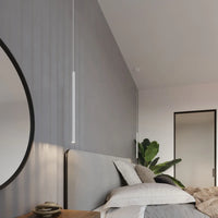Hanglamp Matita 1 – Wit & Staal