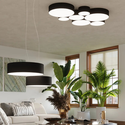 Pendelleuchte UFO 45 – Schwarz & PVC