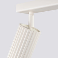 Deckenleuchte Japandi 2 – Beige & Aluminium