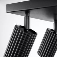 Deckenleuchte Japandi 4S – Schwarz Metall