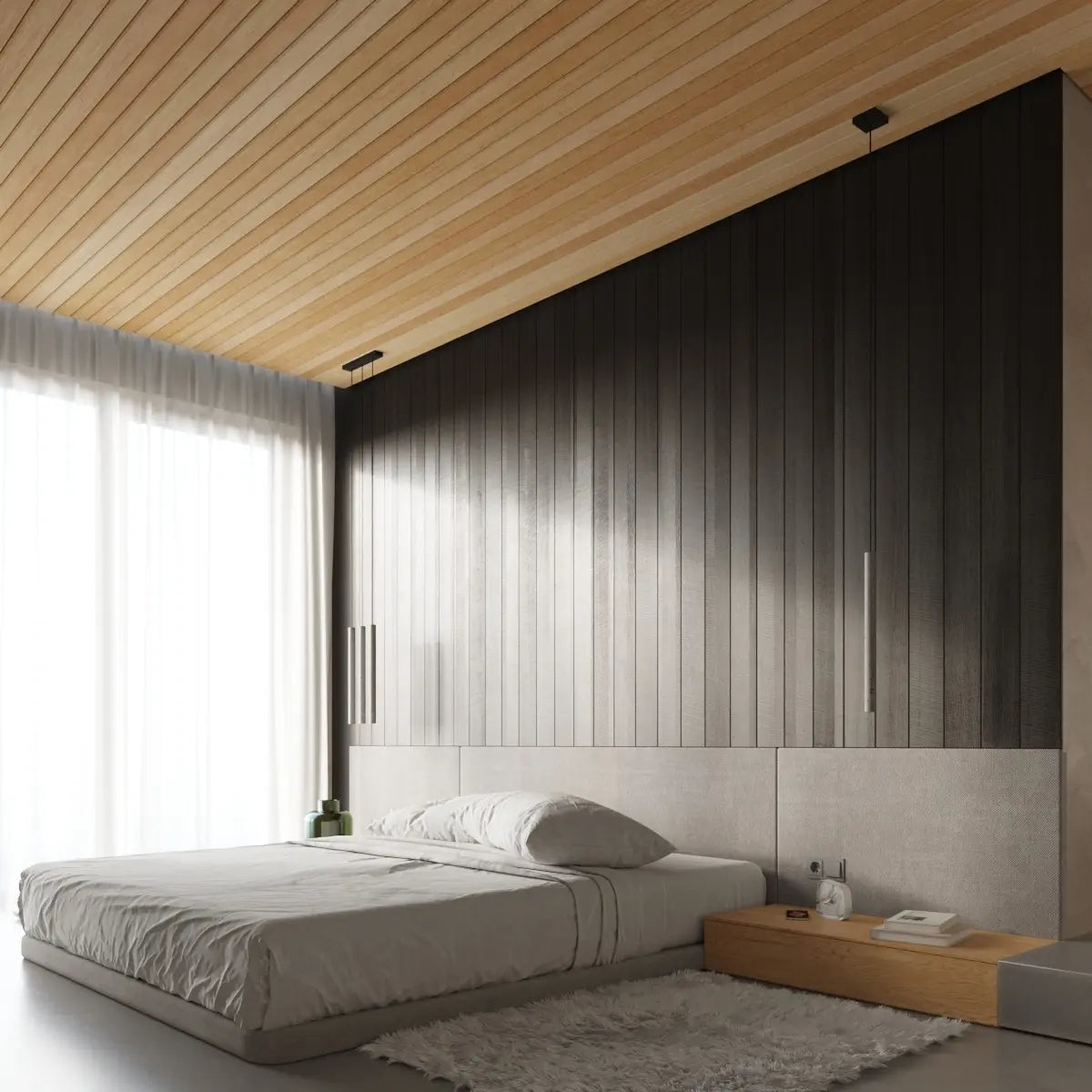 Hanglamp Slim Tube 5 – Grijs & Beton