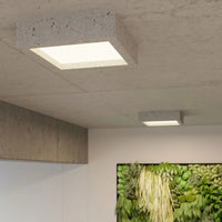 Plafondlamp Square – Grijs & Beton