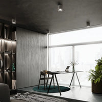 Plafondlamp Tube Plus – Grijs & Aluminium
