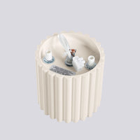 Spots Japandi Single – Beige & Aluminium
