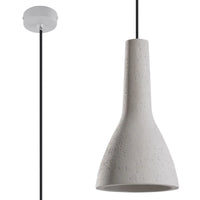 Pendelleuchte Stone Slim – Grauer Beton
